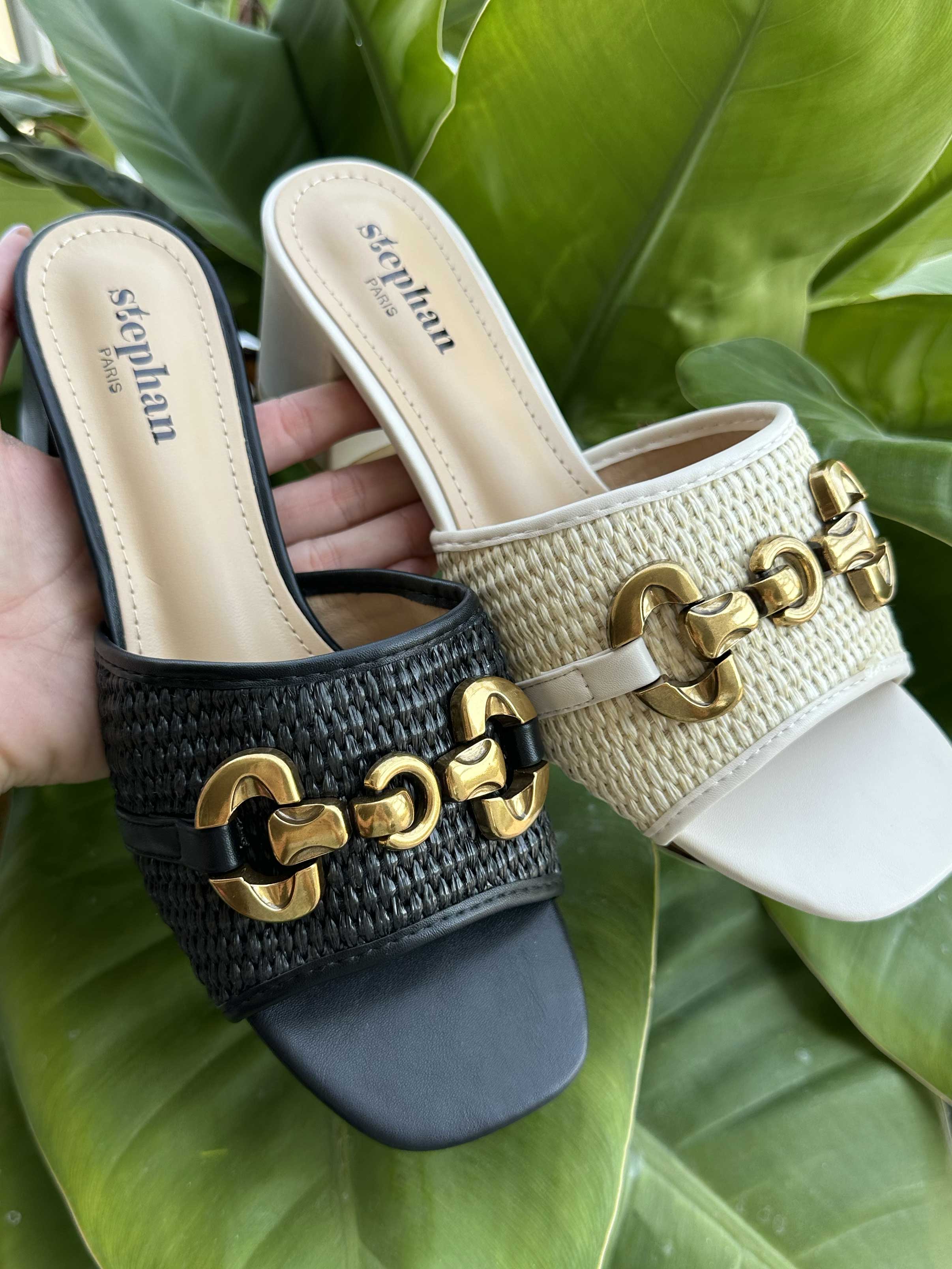 Lida - Söta sandaler med spänne och liten klack